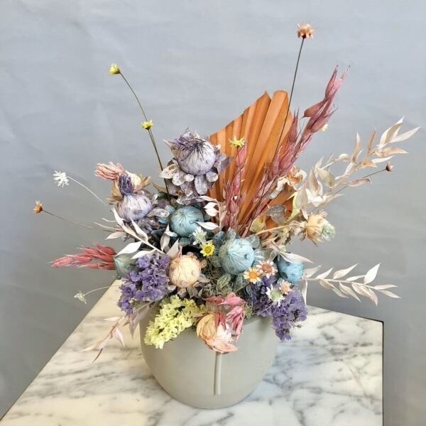 vaso fiorito multicolor