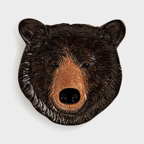 Plate black bear