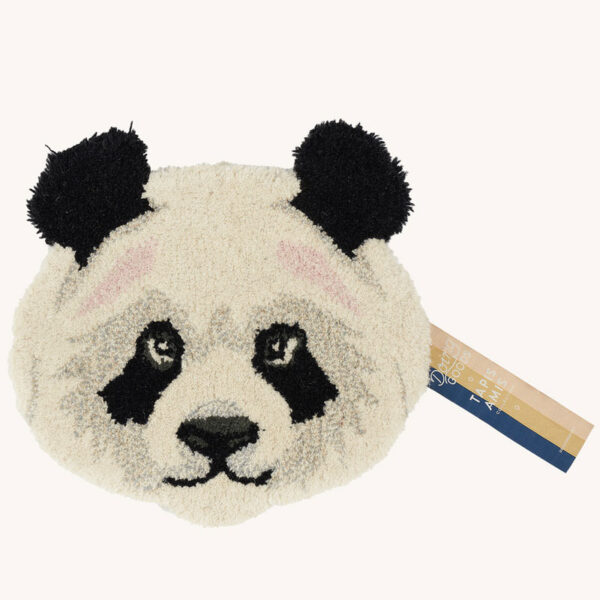 Plumpy Panda Head Rug